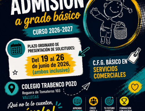 📢 Información importante: Admisión a Ciclos Formativos de Grado Básico (CFGB) 2026-2027